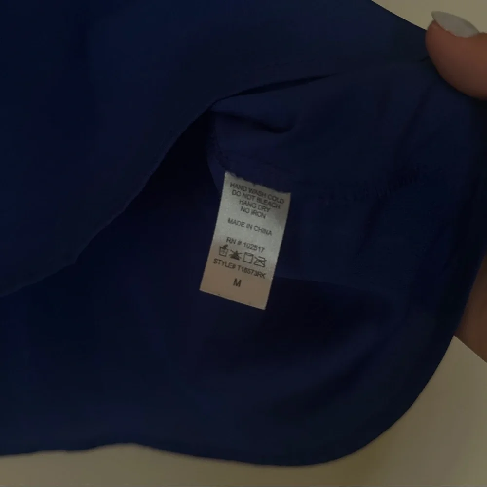 Soprano Blue Racerback Formal Tank - Picture 3 of 4